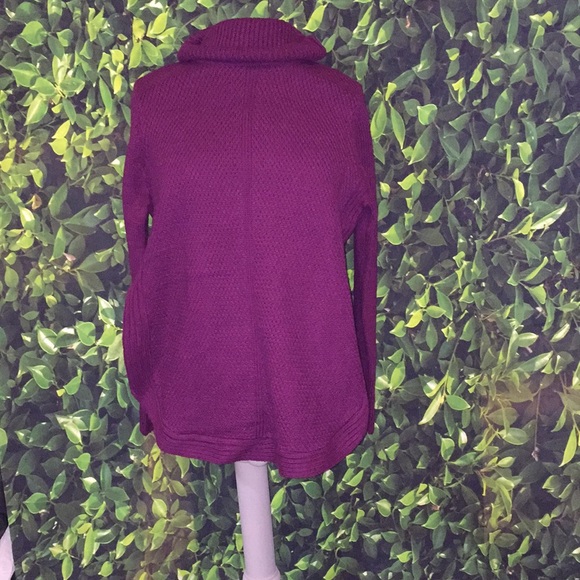 Purple pink Knit Turtleneck Petite M EUC - Picture 14 of 14